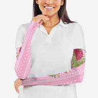 Women's Day Samoa Malu Tattoo Inspired Mix Teuila Arm Sleeves Rose Pink