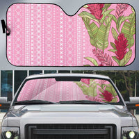Women's Day Samoa Malu Tattoo Inspired Mix Teuila Auto Sun Shade Rose Pink LT7 Rose Pink - Polynesian Pride