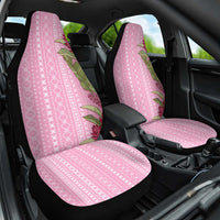Women's Day Samoa Malu Tattoo Inspired Mix Teuila Car Seat Cover Rose Pink LT7 One Size Rose Pink - Polynesian Pride