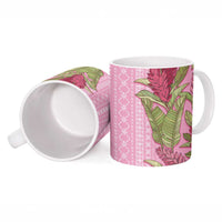Women's Day Samoa Malu Tattoo Inspired Mix Teuila Ceramic Mug Rose Pink LT7 - Polynesian Pride