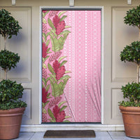 Women's Day Samoa Malu Tattoo Inspired Mix Teuila Door Cover Rose Pink LT7 Rose Pink - Polynesian Pride