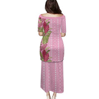 Women's Day Samoa Malu Tattoo Inspired Mix Teuila Family Matching Puletasi and Hawaiian Shirt Rose Pink