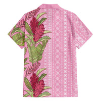 Women's Day Samoa Malu Tattoo Inspired Mix Teuila Hawaiian Shirt Rose Pink