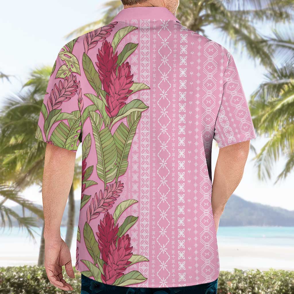 Women's Day Samoa Malu Tattoo Inspired Mix Teuila Hawaiian Shirt Rose Pink