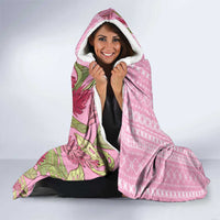 Women's Day Samoa Malu Tattoo Inspired Mix Teuila Hooded Blanket Rose Pink LT7 - Polynesian Pride