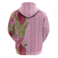 Women's Day Samoa Malu Tattoo Inspired Mix Teuila Hoodie Rose Pink