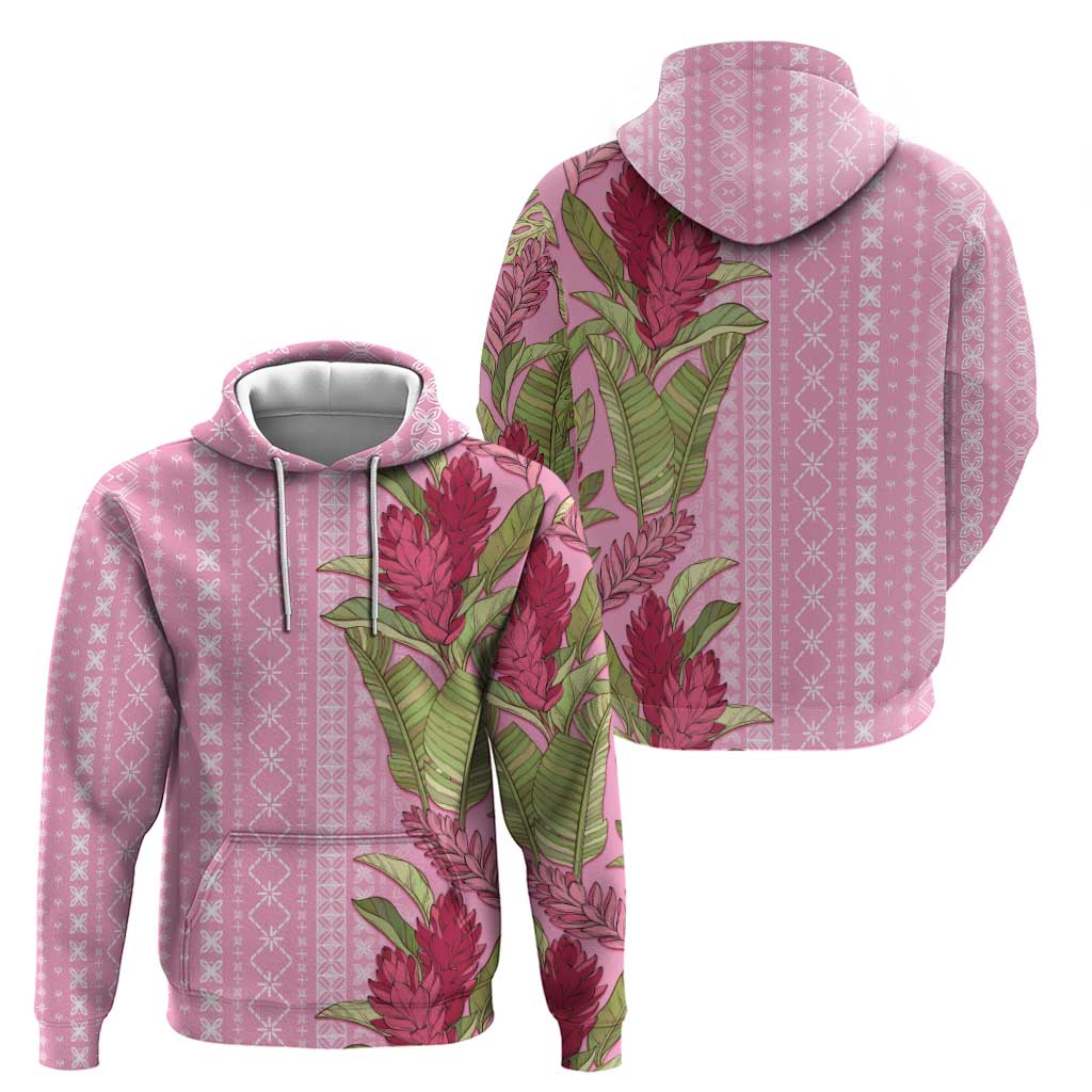 Women's Day Samoa Malu Tattoo Inspired Mix Teuila Hoodie Rose Pink