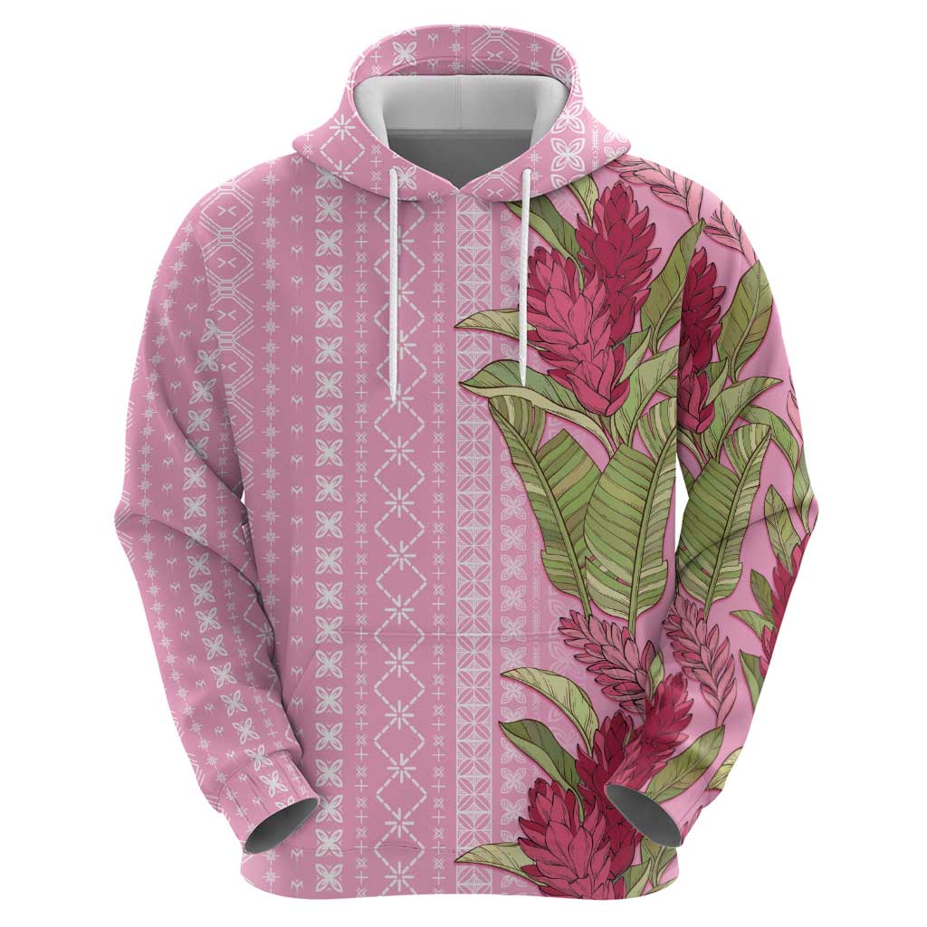 Women's Day Samoa Malu Tattoo Inspired Mix Teuila Hoodie Rose Pink