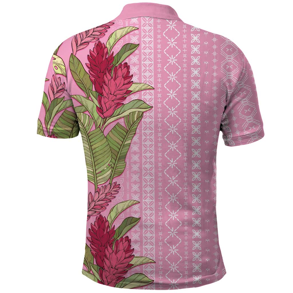 Women's Day Samoa Malu Tattoo Inspired Mix Teuila Polo Shirt Rose Pink LT7 - Polynesian Pride