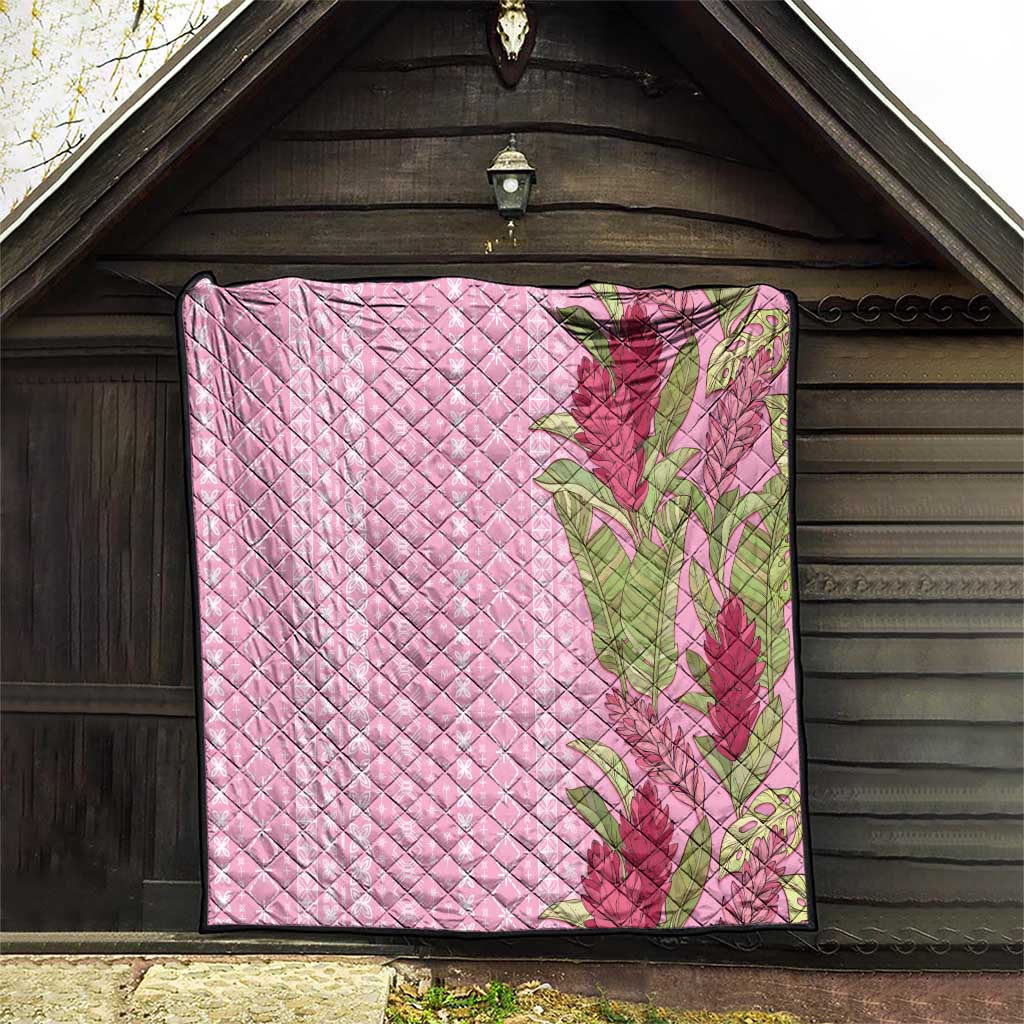Women's Day Samoa Malu Tattoo Inspired Mix Teuila Quilt Rose Pink LT7 - Polynesian Pride