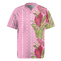 Women's Day Samoa Malu Tattoo Inspired Mix Teuila Rugby Jersey Rose Pink LT7 Rose Pink - Polynesian Pride