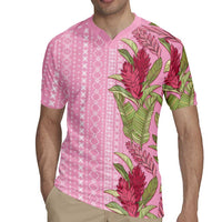 Women's Day Samoa Malu Tattoo Inspired Mix Teuila Rugby Jersey Rose Pink LT7 - Polynesian Pride