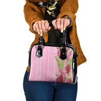 Women's Day Samoa Malu Tattoo Inspired Mix Teuila Shoulder Handbag Rose Pink LT7 One Size Rose Pink - Polynesian Pride
