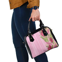 Women's Day Samoa Malu Tattoo Inspired Mix Teuila Shoulder Handbag Rose Pink LT7 - Polynesian Pride