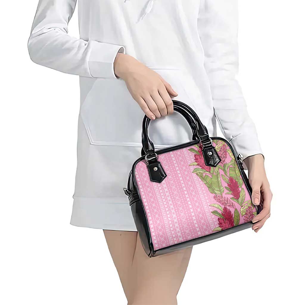 Women's Day Samoa Malu Tattoo Inspired Mix Teuila Shoulder Handbag Rose Pink LT7 - Polynesian Pride