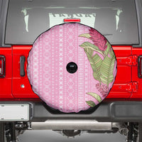 Women's Day Samoa Malu Tattoo Inspired Mix Teuila Spare Tire Cover Rose Pink LT7 - Polynesian Pride