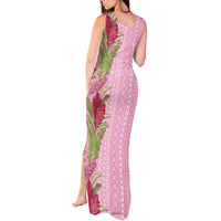 Women's Day Samoa Malu Tattoo Inspired Mix Teuila Tank Maxi Dress Rose Pink LT7 - Polynesian Pride