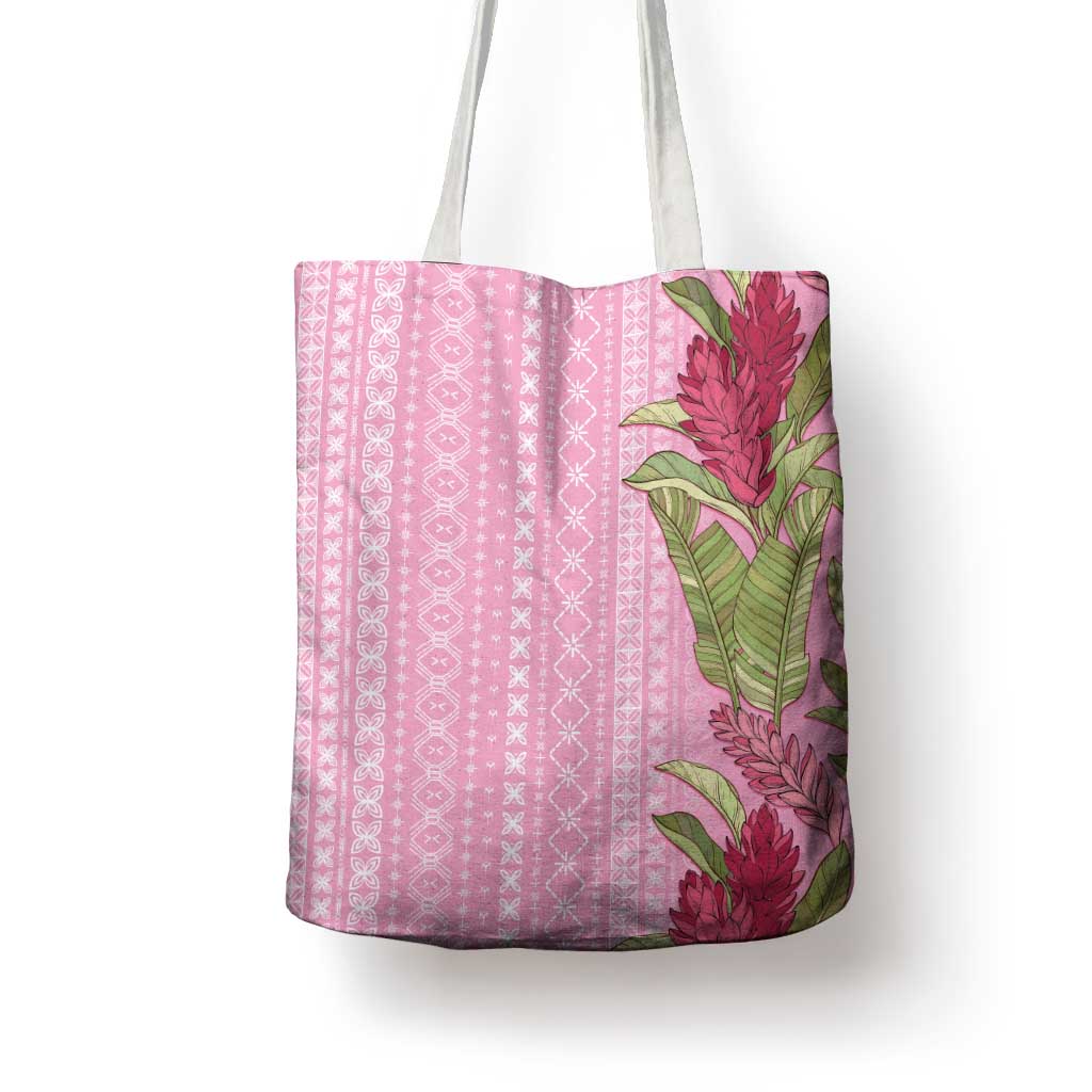 Women's Day Samoa Malu Tattoo Inspired Mix Teuila Tote Bag Rose Pink LT7 - Polynesian Pride