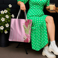 Women's Day Samoa Malu Tattoo Inspired Mix Teuila Tote Bag Rose Pink LT7 - Polynesian Pride