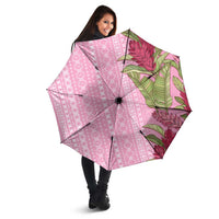 Women's Day Samoa Malu Tattoo Inspired Mix Teuila Umbrella Rose Pink LT7 - Polynesian Pride