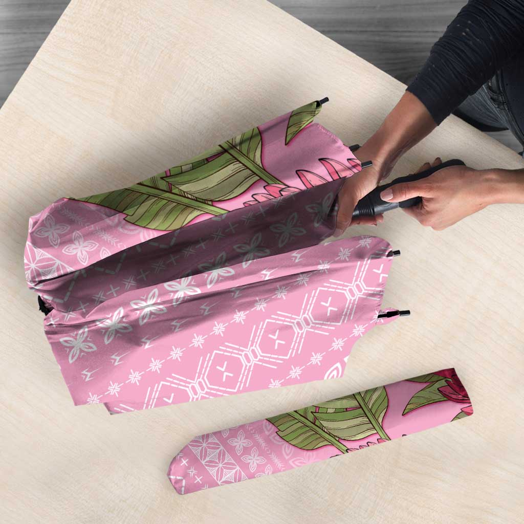 Women's Day Samoa Malu Tattoo Inspired Mix Teuila Umbrella Rose Pink LT7 - Polynesian Pride