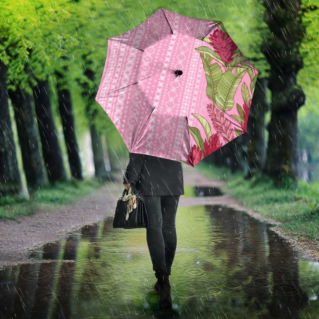 Women's Day Samoa Malu Tattoo Inspired Mix Teuila Umbrella Rose Pink LT7 - Polynesian Pride