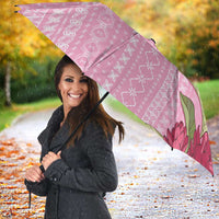 Women's Day Samoa Malu Tattoo Inspired Mix Teuila Umbrella Rose Pink LT7 - Polynesian Pride