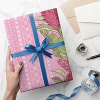 Women's Day Samoa Malu Tattoo Inspired Mix Teuila Wrapping Paper Rose Pink LT7 - Polynesian Pride