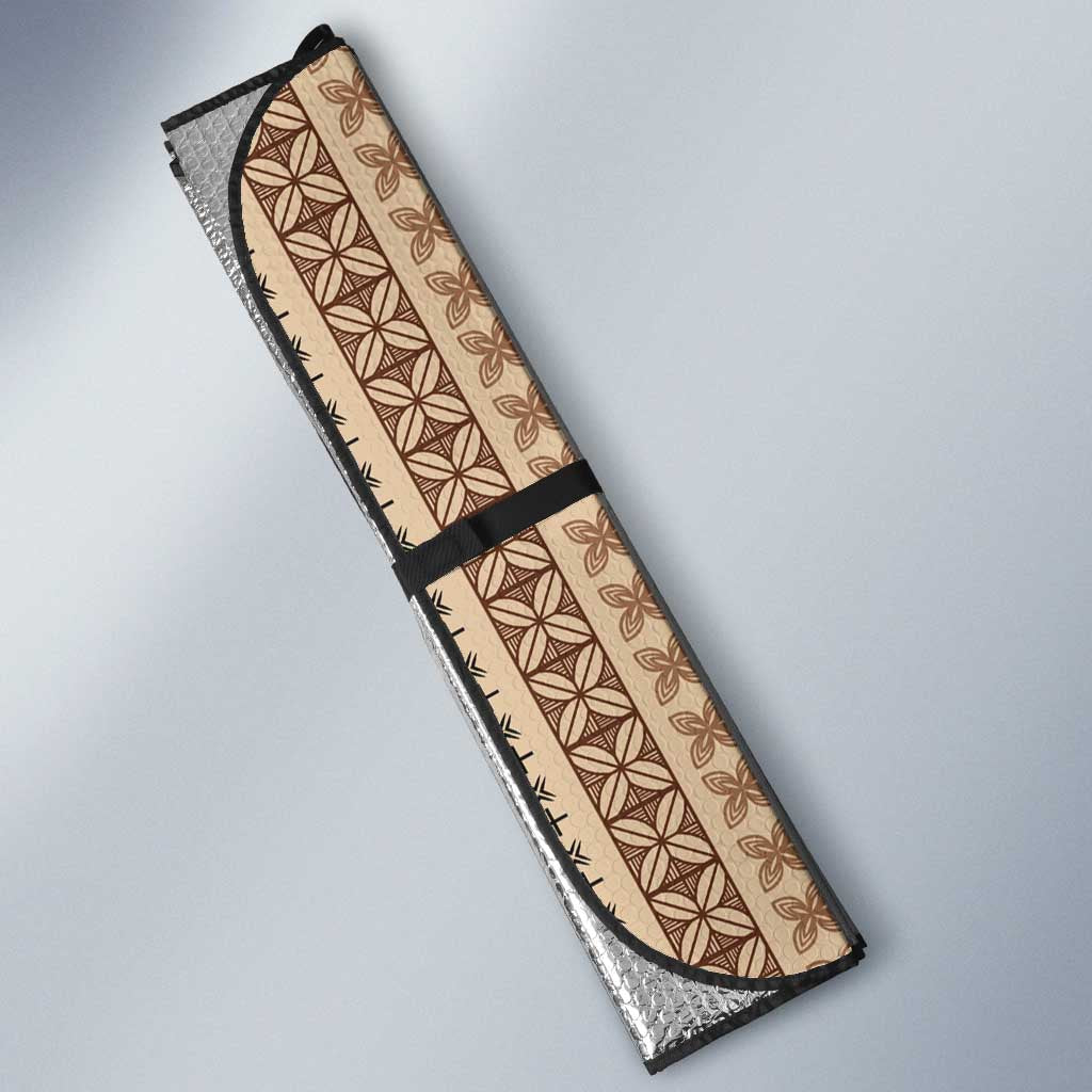 Women's Day Samoa Malu Tattoo Inspired Mix Teuila Auto Sun Shade Vintage Tapa LT7 - Polynesian Pride