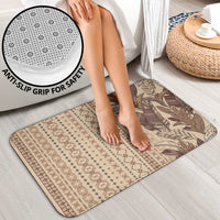 Women's Day Samoa Malu Tattoo Inspired Mix Teuila Bathroom Set Vintage Tapa LT7 - Polynesian Pride