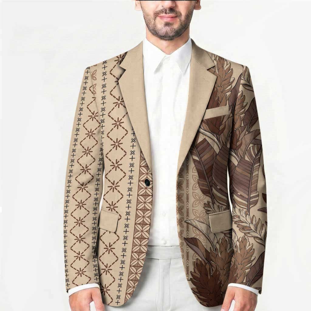 Women's Day Samoa Malu Tattoo Inspired Mix Teuila Blazer Vintage Tapa LT7 - Polynesian Pride