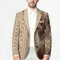 Women's Day Samoa Malu Tattoo Inspired Mix Teuila Blazer Vintage Tapa LT7 - Polynesian Pride