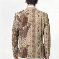 Women's Day Samoa Malu Tattoo Inspired Mix Teuila Blazer Vintage Tapa LT7 - Polynesian Pride