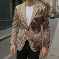 Women's Day Samoa Malu Tattoo Inspired Mix Teuila Blazer Vintage Tapa LT7 - Polynesian Pride