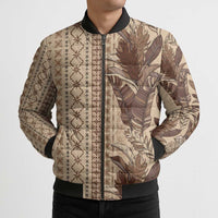 Women's Day Samoa Malu Tattoo Inspired Mix Teuila Bomber Puffer Jacket Vintage Tapa LT7 - Polynesian Pride