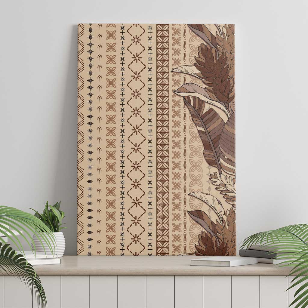 Women's Day Samoa Malu Tattoo Inspired Mix Teuila Canvas Wall Art Vintage Tapa LT7 - Polynesian Pride