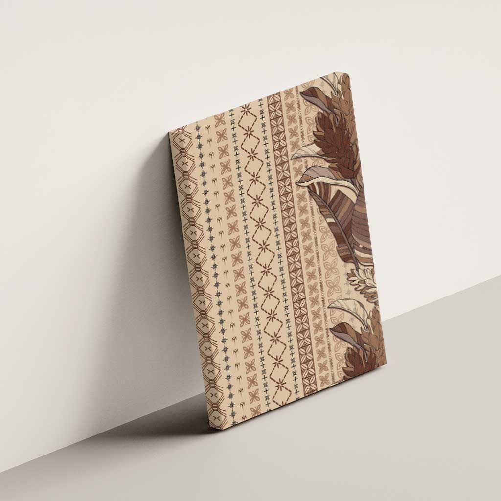 Women's Day Samoa Malu Tattoo Inspired Mix Teuila Canvas Wall Art Vintage Tapa LT7 - Polynesian Pride