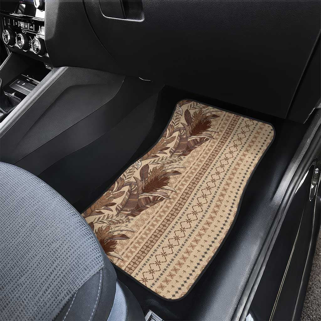 Women's Day Samoa Malu Tattoo Inspired Mix Teuila Car Mats Vintage Tapa LT7 - Polynesian Pride