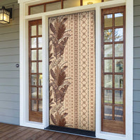 Women's Day Samoa Malu Tattoo Inspired Mix Teuila Door Cover Vintage Tapa LT7 - Polynesian Pride
