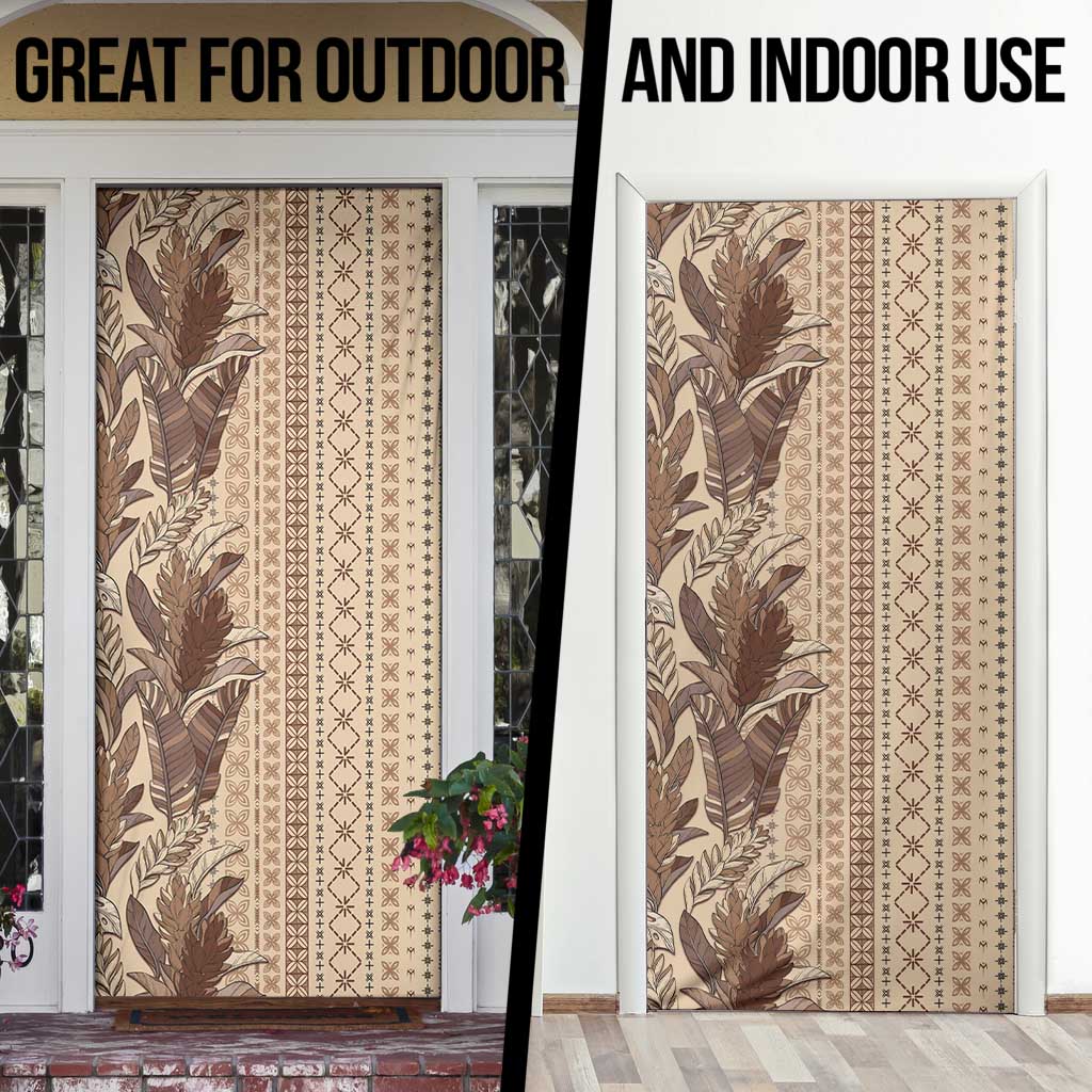 Women's Day Samoa Malu Tattoo Inspired Mix Teuila Door Cover Vintage Tapa LT7 - Polynesian Pride