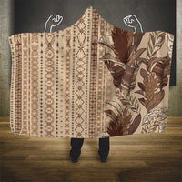 Women's Day Samoa Malu Tattoo Inspired Mix Teuila Hooded Blanket Vintage Tapa LT7 - Polynesian Pride