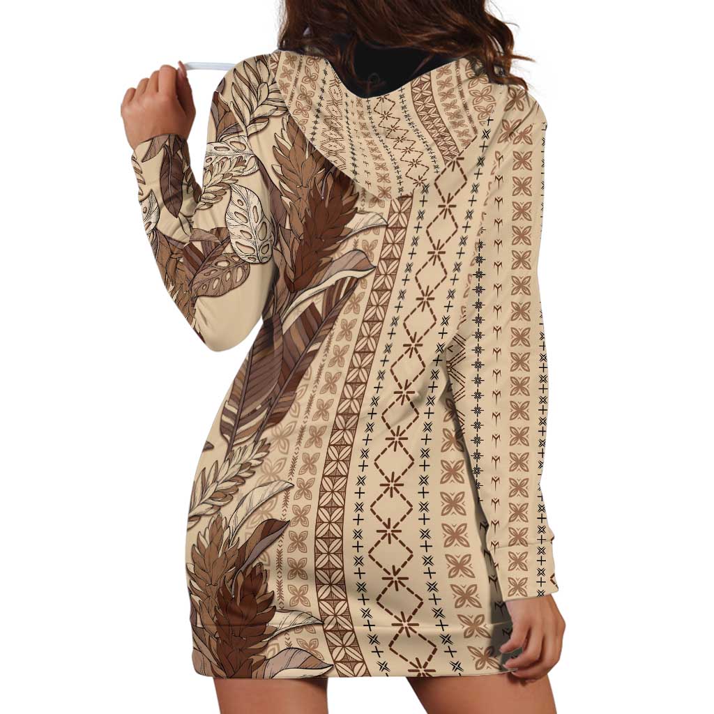 Women's Day Samoa Malu Tattoo Inspired Mix Teuila Hoodie Dress Vintage Tapa LT7 - Polynesian Pride