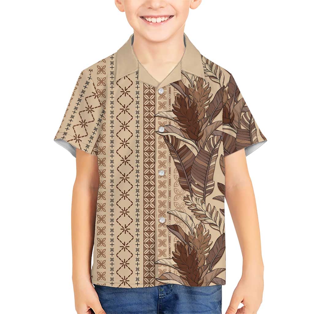 Women's Day Samoa Malu Tattoo Inspired Mix Teuila Kid Hawaiian Shirt Vintage Tapa
