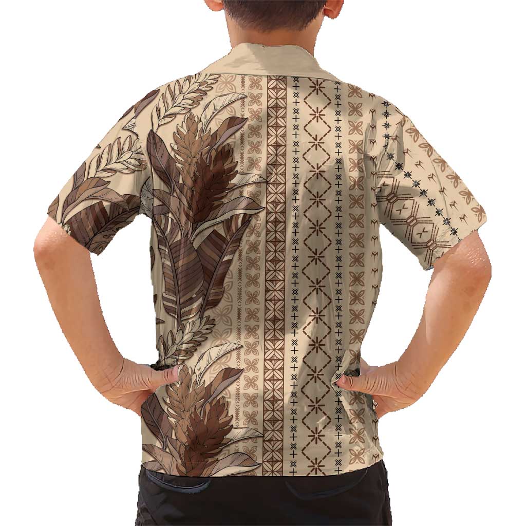 Women's Day Samoa Malu Tattoo Inspired Mix Teuila Kid Hawaiian Shirt Vintage Tapa