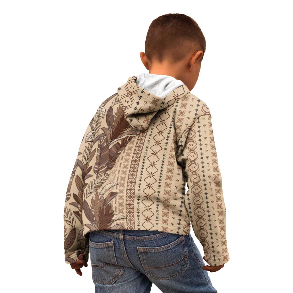 Women's Day Samoa Malu Tattoo Inspired Mix Teuila Kid Hoodie Vintage Tapa LT7 - Polynesian Pride