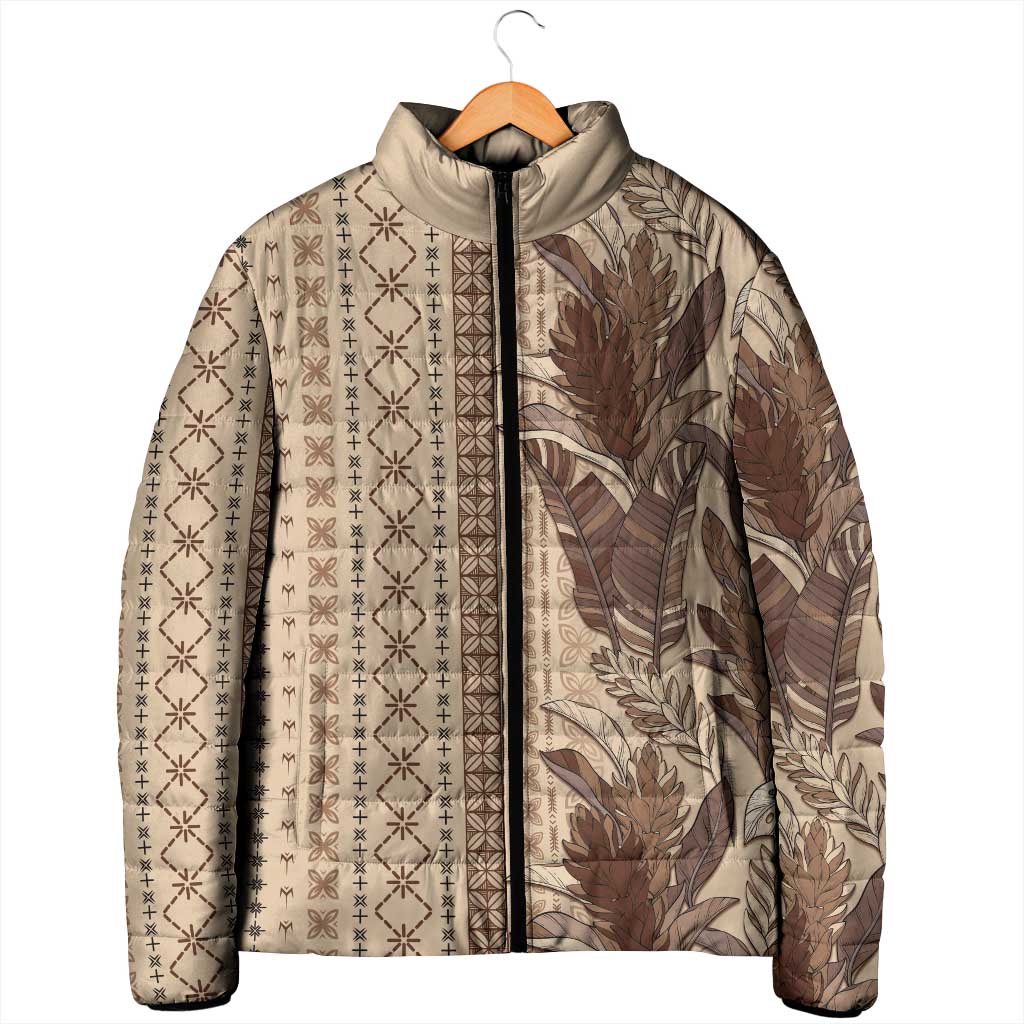 Women's Day Samoa Malu Tattoo Inspired Mix Teuila Padded Jacket Vintage Tapa LT7 - Polynesian Pride
