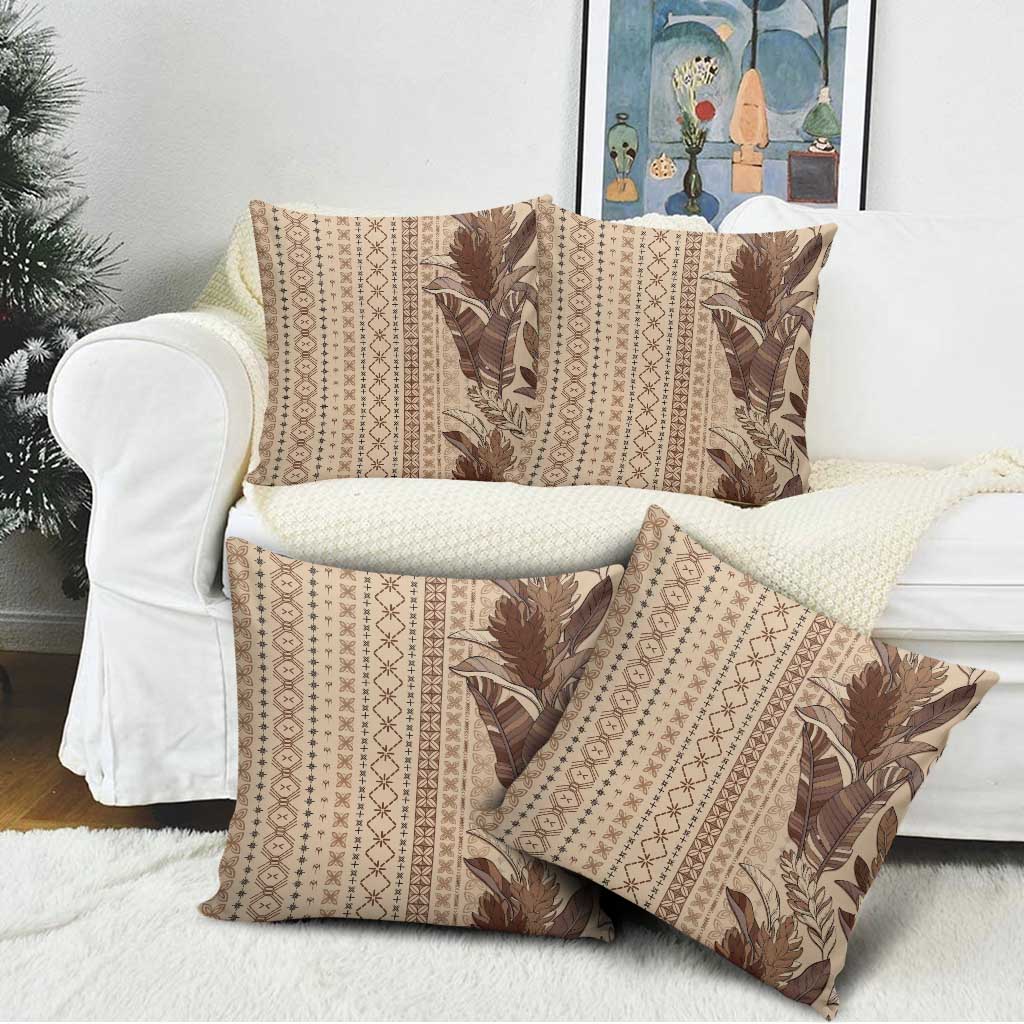 Women's Day Samoa Malu Tattoo Inspired Mix Teuila Pillow Cover Vintage Tapa LT7 - Polynesian Pride