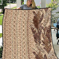 Women's Day Samoa Malu Tattoo Inspired Mix Teuila Quilt Vintage Tapa