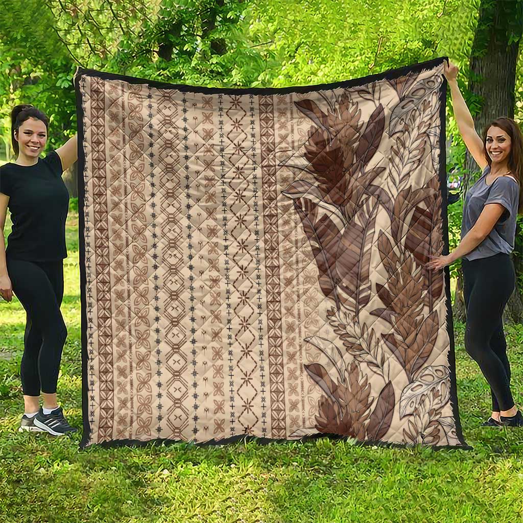 Women's Day Samoa Malu Tattoo Inspired Mix Teuila Quilt Vintage Tapa