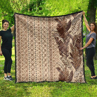 Women's Day Samoa Malu Tattoo Inspired Mix Teuila Quilt Vintage Tapa